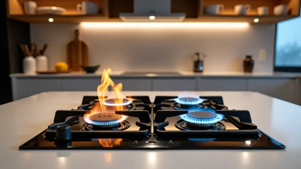 36 Wolf Gas Cooktop heat distribution