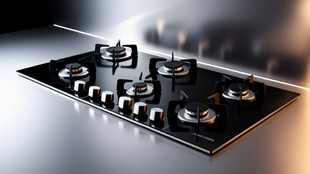 Black Gas Cooktop 36