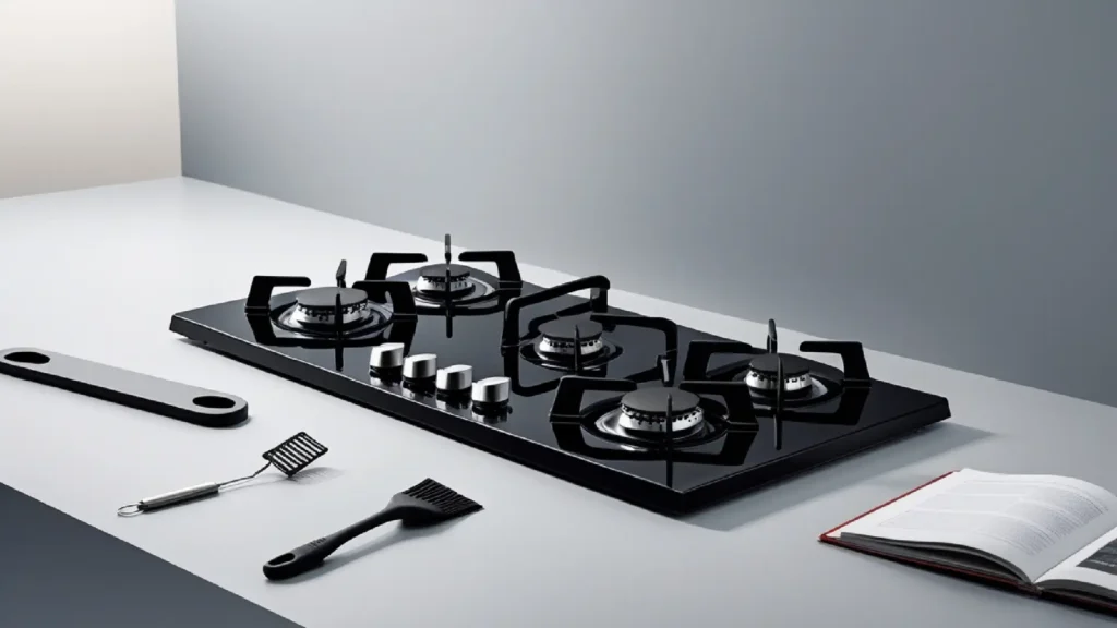 Black Gas Cooktop 36 maintenance