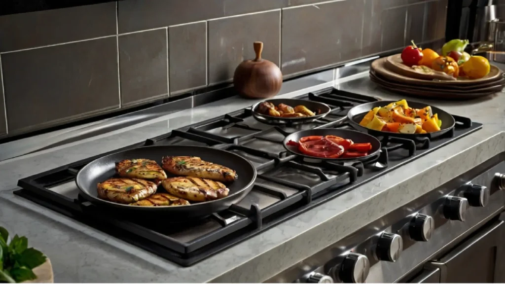 GE Profile Gas Cooktop Griddle techniques