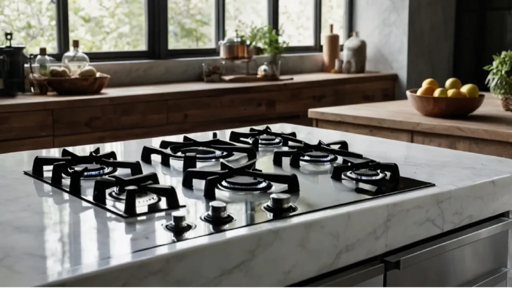 gas cooktop white