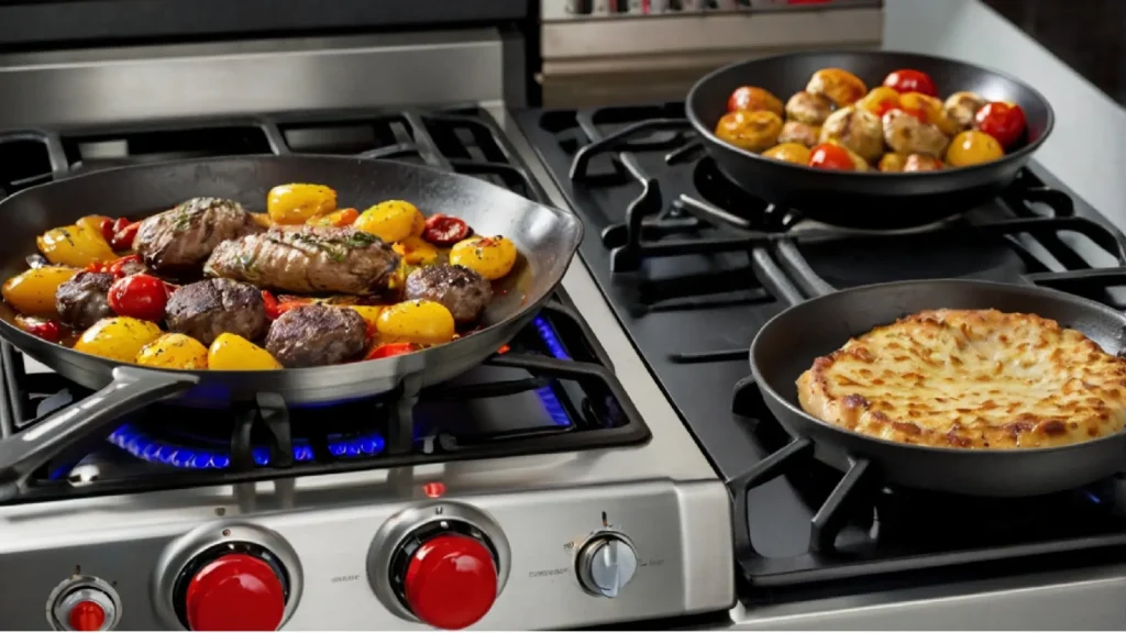 wolf 6 burner gas cooktop with griddle comparison with other cooktops