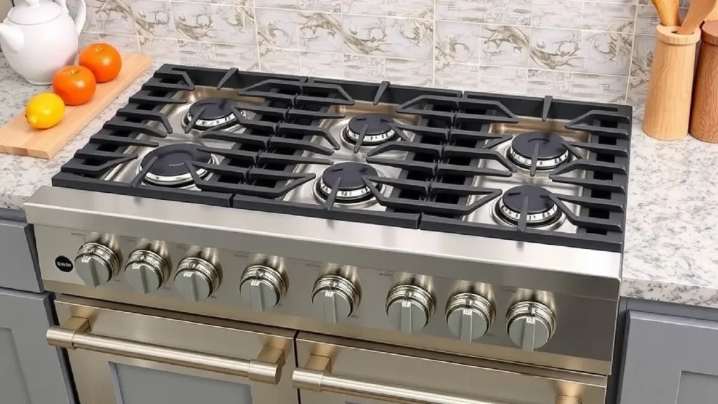 Upgrade Your Kitchen with a 36 Inch 6 Burner Gas Cooktop
